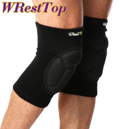 Joelheiras protetoras para homens e mulheres, manga de compressão para voleibol, basquete, corrida, futebol, corrida, ciclismo, 1 par - Image 1