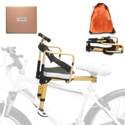 Lixada-Assento De Bicicleta Para Crianças, Segurança De Bicicleta, Montado Na Frente, Amortecido, Ciclismo, Acessórios MTB - Image 1