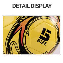 Bolas de futebol do tamanho padrão para crianças e adultos, bola de futebol, couro macio do plutônio, fósforo, treinamento, profissional, tamanho 5 - Image 5