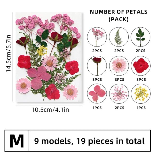Pacote de Flores Secas e Preservadas com Resina Epóxi: Velas DIY e Variedade de Hortênsias e Outras Flores para Projetos Artesanais