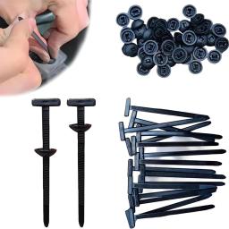200/100/50 Peças de Abraçadeiras de Nylon Autoblocantes com Clipe de Pressão – Fitas de Fixação para Cabos, Tubos e Fiação Automotiva com Liberação Rápida Fixador de cabos universalEnforcadores para eletrônicosKit de g - Image 2