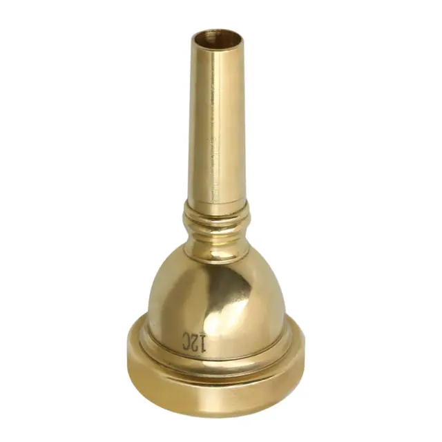 Bocal de Trombone de Cobre Alto 12C com Shank Pequeno para Trompete - Acessórios para Instrumentos Musicais Tenor