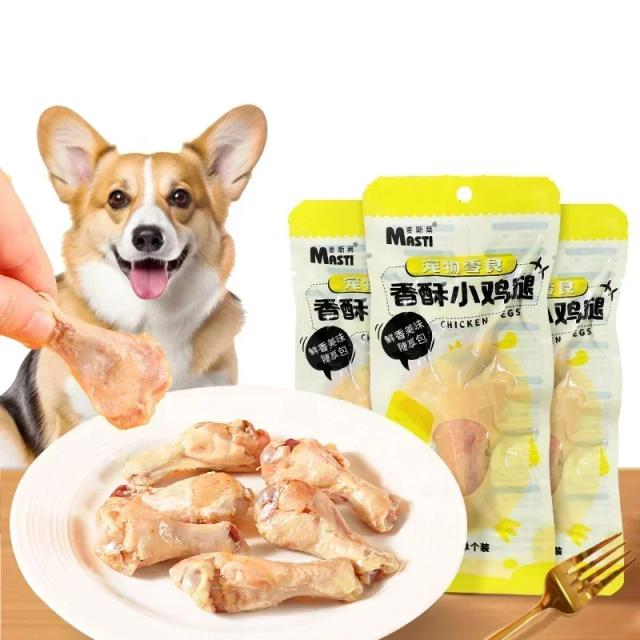 Petiscos Nutritivos para Cães e Gatos: Deliciosas Pernas de Frango para Treinamento e Recompensas de Alta Qualidade