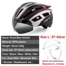 NEWBOLER-Capacete de ciclismo com luz LED para homens e mulheres, estrada, capacete de mountain bike, lente para equitação, esportes de bicicleta, skate, scooter - Image 2
