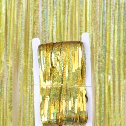 Cortinas para festas com franja dourada, cortina de folha, decoração de aniversário e casamento, decoração do aniversário adulto, glitter, 2 m - Image 4
