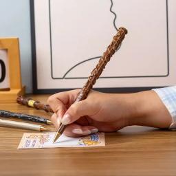 Harry Potter mágico varinha mágica, Modelo Criativo, Escrita do Aluno, Papelaria de Estudo, Presente para menino e menina, Resina, Criativo, Criança, Adulto - Image 4