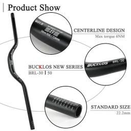 Bucklos mountain bike guiador 31.8mm 25.4mm barra riser bicicleta 620/660/720/780mm liga de alumínio mtb guiador peças ciclismo - Image 5
