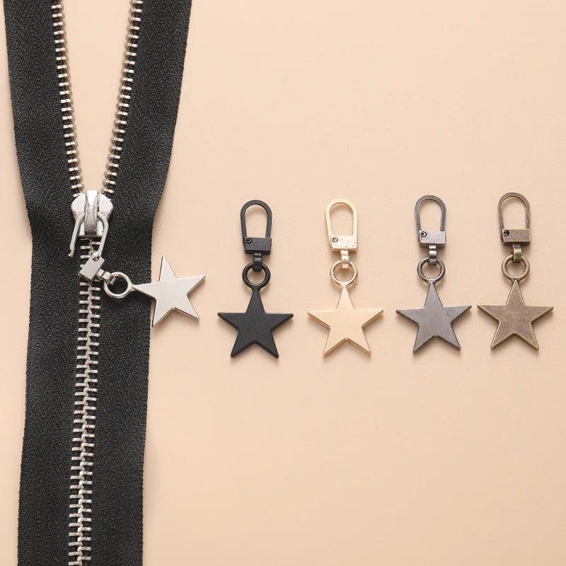 5 pçs destacável bagagem zíper puxa zíper guia substituição para pequenos furos zíper puxar para jaqueta bolsas mochilas mala - Image 1