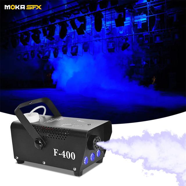 Máquina de Fumaça Profissional 400W Mini com Controle Remoto Sem Fio para Festas e Eventos de Casamento
