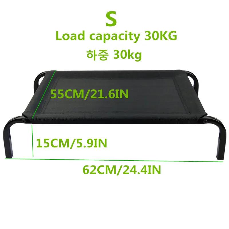 Cama elevada dobrável portátil para cães grandes, cama de acampamento, casa de gato, removível e lavável, quatro estações, canil, camas para cachorros - Image 1