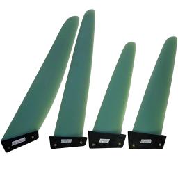 Windsurf Fins com base de erva daninha de fibra de vidro, G10 Power Fins, única alinha, 36 cm, 38 cm, 40 cm, 52 cm, 58 cm, 60cm - Image 6