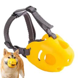 Anti latindo focinho do cão, malha ajustável, respirável, boca focinhos com alças, acessórios para animais, cães pequenos e grandes, 1pc - Image 1