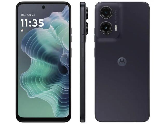 Smartphone Motorola Moto g35 128GB Grafite 5G 12GB RAM 6,7" Câm. Dupla Selfie 16MP