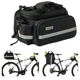 Bicicleta impermeável do banco traseiro Trunk Bag, Multi- Function Pack portátil, extensível Ciclismo Bagagem Pacote, Mochila de bicicleta - Image 2