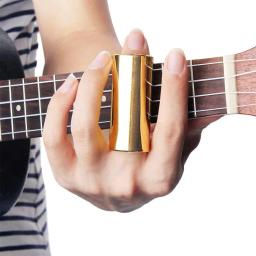 70mm de alta guitarra corrediça barra dedo corrediças metal/vidro para guitarra ukulele instrumentos cordas acessórios clara slide 70x25mm - Image 4