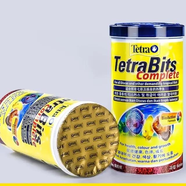 Ração Granular Colorida e Natural para Peixe-Anjo Alemão - 30g de Comida Camaleão Tropical