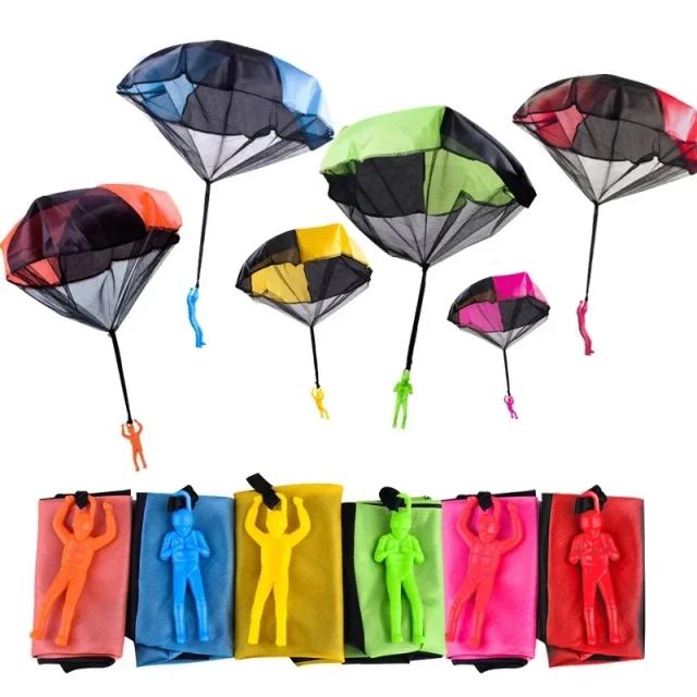 Conjunto de Brinquedos de Paracaídas para Crianças: Aprendizado e Diversão com Soldadinhos para Atividades ao Ar Livre