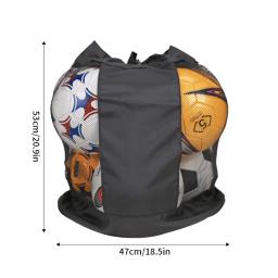 Saco De Esportes De Malha De Cordão, saco De Ombro Do Basquete, armazenamento De Voleibol, basquetebol - Image 4