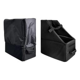 Caixa dobrável para bicicletas, saco de viagem durável, impermeável, preto, para transporte - Image 2