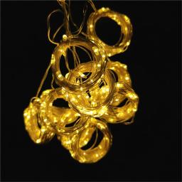LED Cortina String Luz, Fada Decoração, USB, feriado, guirlanda, lâmpada, 8 modos, casa, festa de Natal, ano novo, casamento, 2024 - Image 6