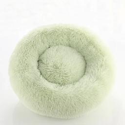 Cama Circular de Pelúcia Criativa para Animais de Estimação, Quente e Respirável, Grossa e Confortável, Tapete, Gato, Suprimentos, Inverno - Image 3