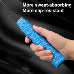 Premium perfurado Racket Grip, Anti-Slip Tennis Overgrip para Raquetes, Espessado, Banda antiderrapante - Image 3