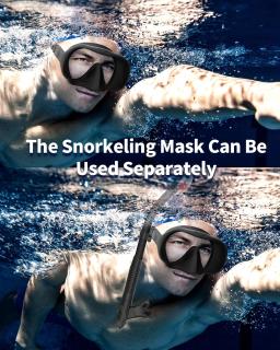 Mergulho Profissional Snorkel, Tubo De Respiração, Equipamento De Snorkel Seco Completo, Mergulho E Snorkeling - Image 6