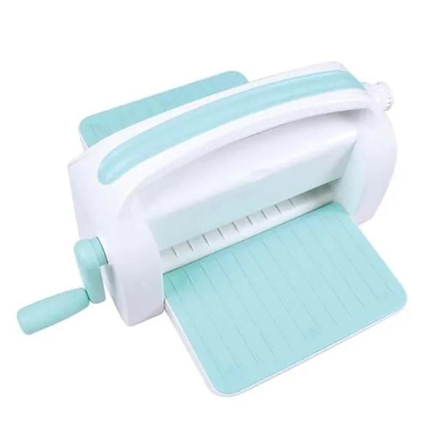 Máquina de Embossing Dobrável Portátil para Cartões DIY com Faca de Aço Carbono - Ideal para Arte em Papel A4