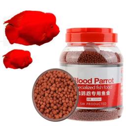 Pargo de Peixe Papagaio Sangue, Vermelho Intenso Melhorando, Coloração Rápida, Ração Tropical, Flutuar na Água, 500g - Image 3