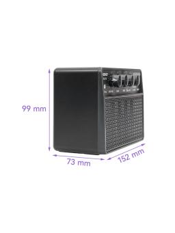 Amplificador de guitarra elétrica portátil, KG-10, efeitos claros e Overdrive, tom ajustável, ganho de 10W, bateria embutida, Bluetooth - Image 2