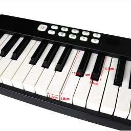 Piano digital dobrável de 88 teclas, controlador multifuncional, flexível, elétrico, instrumento musical - Image 5