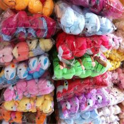 Animais de pelúcia Brinquedo de pelúcia Lote misto Produtos pequenos, Stall Supply, Casamento Mix Crane Machine Pendant, Fábrica Atacado, 60 Pcs, 100Pcs - Image 4