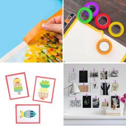 10m pintores fita adesiva colorida arco-íris colorido artesanato arte fita de papel para crianças rotulagem artes artesanato diy decoração ensino - Image 5