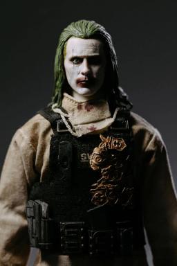Figura de Ação Palhaço De Cabelo Longo Verde, Soldado Masculino, Arma Substituível, Conjunto Completo, Coleção Toy Doll, Y-01, 1:12, 6in - Image 6