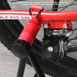 Dobrável bicicleta triângulo estacionamento Rack, Vertical U-Shaped Repair Rack, Bicicleta oficina substituição Stand, Novo - Image 4