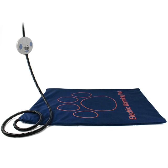 Almofada Aquecedora Elétrica Impermeável para Pets com Temperatura Ajustável - Ideal para Cães e Gatos, 45x60cm