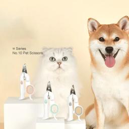 PSM-Cortadores de Unhas com Luz, Cortadores de Unhas para Cães e Gatos, Afiadores 2 em 1, Produtos Especiais para Animais - Image 1