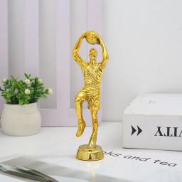 Metal resina troféu modelo, fã coleção, vário pequeno esportes troféu, futebol, basquetebol, badminton, bilhar - Image 2