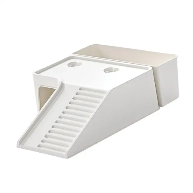 Plataforma de Solário com Rampa de Escalada para Sapos, Terrapins e Salamandras - Acessórios para Terrário e Tanque