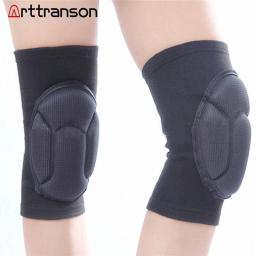 Voleibol Espessa Esponja Protetora Joelheiras, Protetor Anti-Colisão, Non-Slip Wrestling Dança Pads, 1 Par, 2Pcs - Image 1