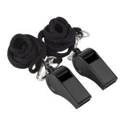 Preto Árbitro Apito Apito, Adequado para Jogos de Basquetebol e Voleibol, Viagens ao ar livre, Caminhadas, Novo - Image 1