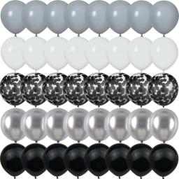 40 pçs prata pérola metal látex festa confetes balões aniversário casamento babyshower decorações ano novo globos - Image 6