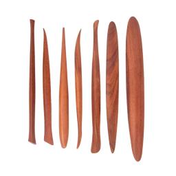 7-piece ferramentas de cerâmica escultura artesanato de madeira argila escultura facas cerâmica afiação modelagem cerâmica argila cerâmica ferramentas de cerâmica - Image 5
