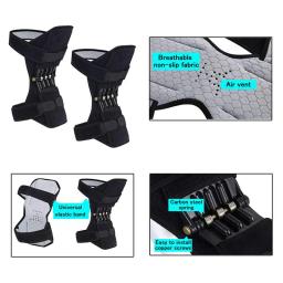 Confortável Material Respirável Primavera Knee Booster, Power Knee Support - Image 4