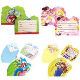 Super Mario Louça Descartável, Cartão De Convite, Decoração De Festa De Aniversário, Chuveiro De Bebê, Louça, Capa, Favor Infantil, Suprimentos De Festa - Image 1