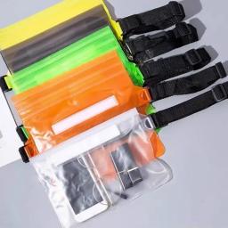 Impermeável cintura saco com toque tela alça ajustável, impermeável saco seco, telefone bolsa protetora, apto para caiaque, praia, natação, 2 pcs - Image 5