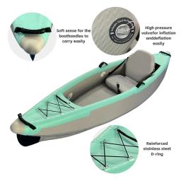 Alta Qualidade PVC Único Caiaque Inflável para Pesca Canoagem Rafting Esportes Aquáticos Personalizável Desconto Por Tempo Limitado - Image 5