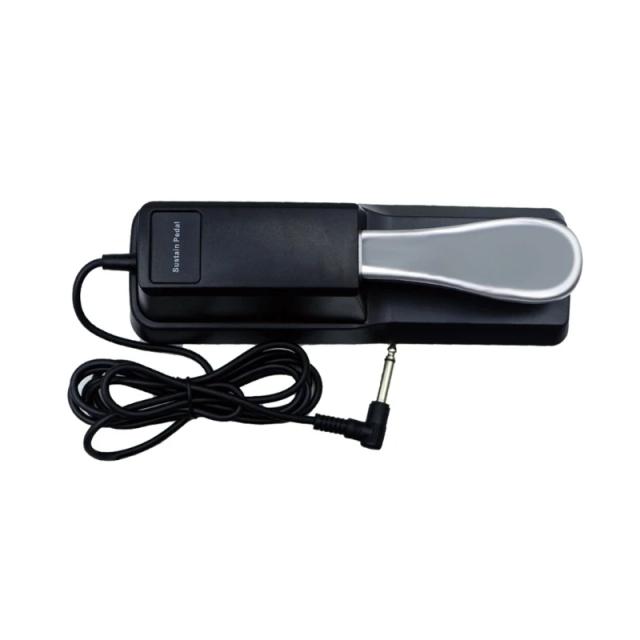Pedal de Sustentação para Piano e Teclado Eletrônico - Ideal para Sintetizadores MIDI