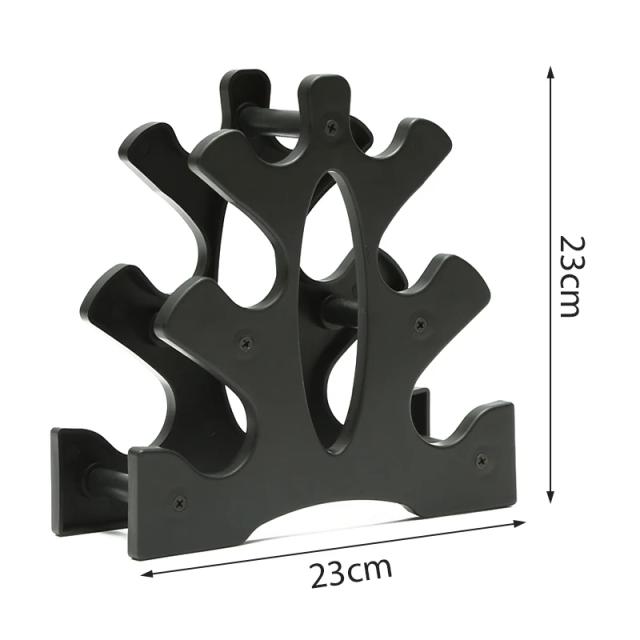 Suporte Dobrável para Halteres: Armazenamento Prático e Eficiente para Fitness em Casa