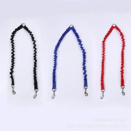 Elastic Extended Pet Leash Belt, Dog Leash Corda, 2 Way Couplers, treinamento ao ar livre, dois duplo, pequeno, médio, cães grandes, chumbo Coisas - Image 5